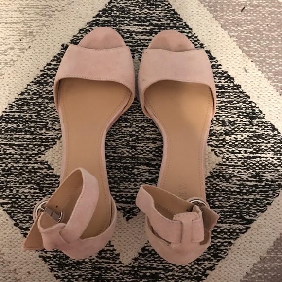Jcrew Laila suede wedges in light pink - Picture 4 of 5